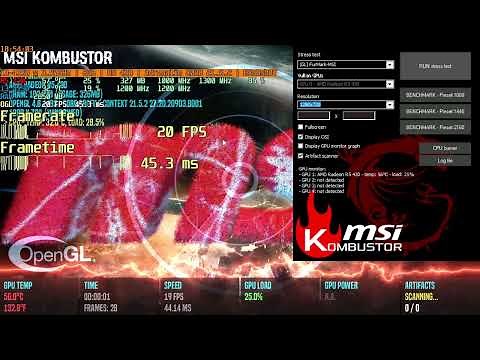 MSI Kombustor Tutorial for Stable GPU Overclock Tuning