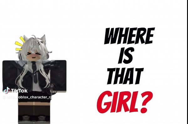 Neko Character Edit in Roblox Roleplay