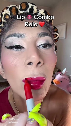 Lip 👄 Combo Rojo ❤️ #redlips #lipgloss #lipstick #makeup #maquillaje | Lip Makeup