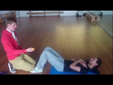 One minute sit-up test - instructional video.