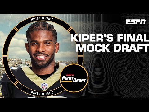 🚨Mel Kiper's FINAL 2025 MOCK DRAFT!🚨😱 | First Draft 🏈