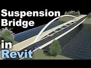 Suspension Bridge in Revit Tutorial