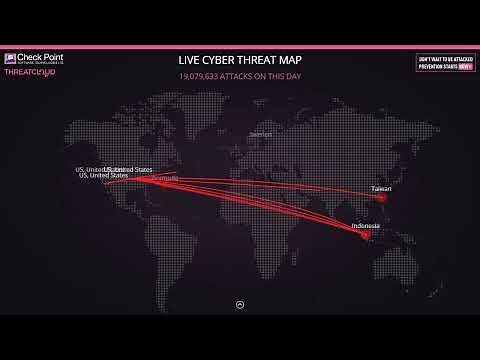 Live Cyber Threat MAP