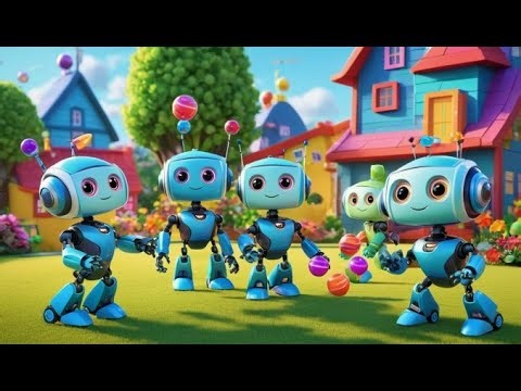 Counting Robots Beep Beep | Nursery Rhyme Song for Kids