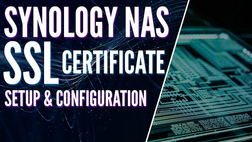 Synology NAS SSL Certificate - Configure HTTPS!