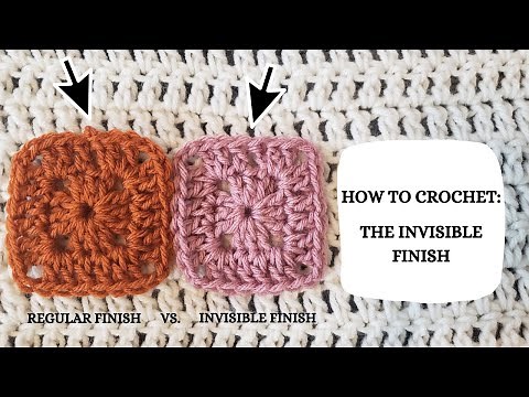 How To Crochet: The Invisible Finish | Tutorial, DIY, Beginner Crochet, Easy Crochet, How To 👋