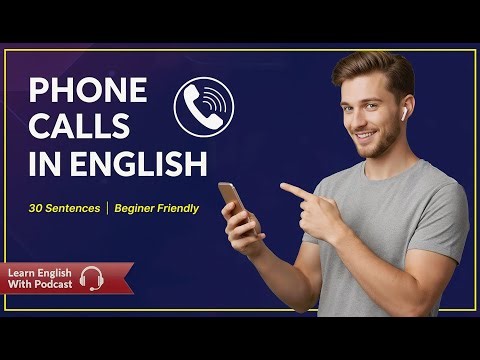 How to Make Phone Calls in English | 30 Sentences | Slow Speaking Practice (5 Minutes)