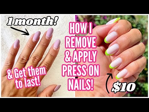 COMPLETE PRESS ON NAILS TUTORIAL