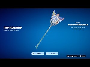 How To Get FNCS The Axe of Champions 2.0 Pickaxe For FREE! (Fortnite)