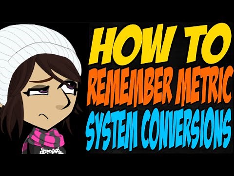 How to Remember Metric System Conversions