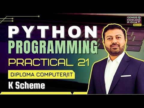 Python Constructor & Constructor Overloading | Python Practical No. 21 | Diploma K Scheme Semester 4