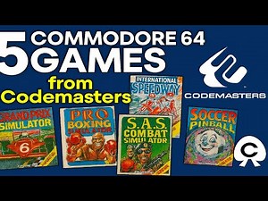 5 Commodore 64 Games from Codemasters