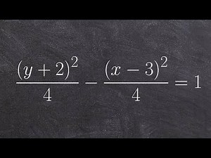 learn to graph a hyperbola given the equation