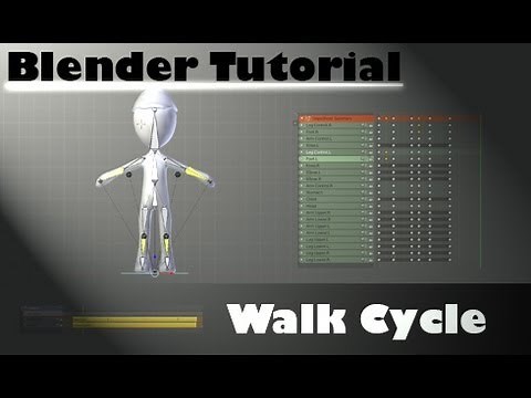 Blender Tutorial: Basic Walk Cycle