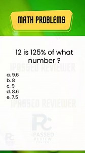 80K views · 1.2K reactions | Math Problems Civil Service Exam Reviewer #csetips #CSEReviewer #CSEExam | Ipassed Review Center | Facebook