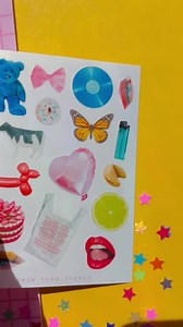 PNG Scrapbooking Sticker Sheet | Png Stickers, Scrapbooking Stickers, Bujo Stickers, Junk Journal Stickers, Deco Stickers, Kpop Stickers - Etsy