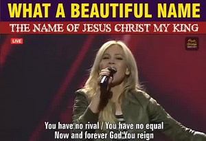 11K views · 585 reactions | What a Beautiful Name (Rebecca Hart) Subscribe: https://bit.ly/38G0Mxl | Praise and Worship | Facebook