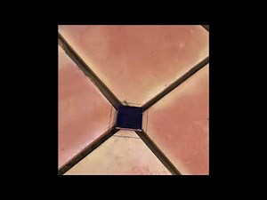 Complete Saltillo tile installation (art studio) with Azul Talavera dots