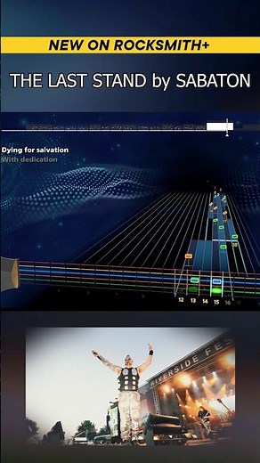 “The Last Stand” is on ‪@rocksmithplus‬ ⚔️🔥 Play now 👉 https://www.getrocksmith.com/