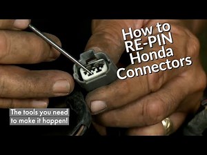 How to RE-PIN Your Honda Wiring Connectors Like a Pro!