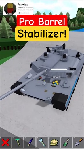 Roblox Build a Boat for Treasure Pro Turret Barrel Stabilizer by @fairwixt0112 #roblox #babft