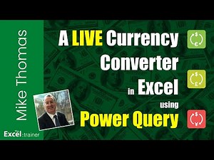 Create a Real Time Currency Converter in Excel Using Power Query