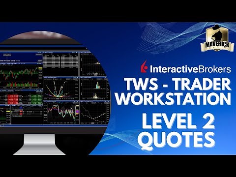 Interactive Brokers Level 2 Quotes: TWS Tutorial to understand level 2, Bid, Ask, Order Routing +