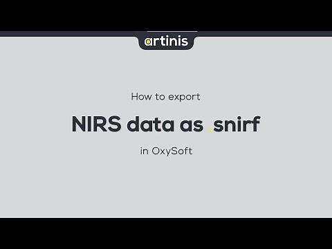 How to export your data to .snirf