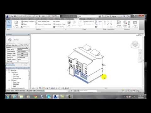Revit 14-03 Creating Orthographic View