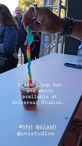198K views · 951 reactions | Slash testing the Snakepit cocktail at the Slash's bar at Halloween Horror Nights - Hollywood 2025   嵐 Meegan ©️ | Slash Addict | Facebook