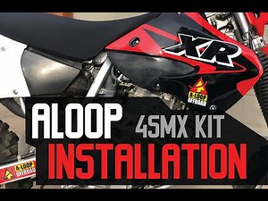 ALOOP Honda XR400R 4SMX Seat/Tank Kit Installation