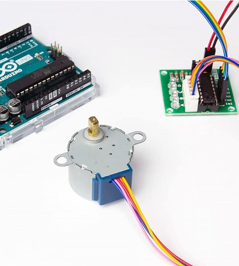 How to Control 28BYJ-48 Stepper Motor With ULN2003 Driver and Arduino