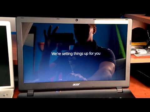 First time turning on Laptop & Upgrade to Windows 10 guide - new laptop how to set up