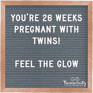 26 Weeks Pregnant with Twins: Tips, Advice & How to Prep | Twiniversity #1 Parenting Twins Site