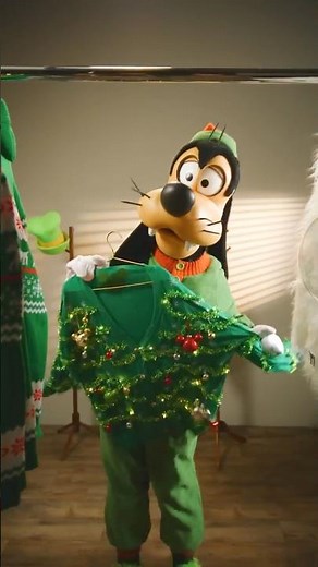 Goofy needs to know: which holiday sweater sleighs? 🛷✨ #DisneyHolidays #WaltDisneyWorld