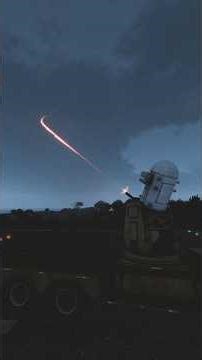 US センチュリオン C-RAM at Night - Phalanx CIWS #shorts #viral #cram