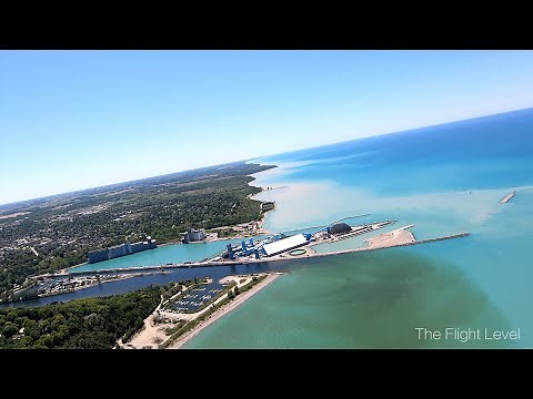 The Largest Salt Mine in the World - History and In Flight Videography at Goderich