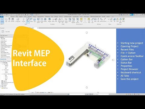 Revit MEP Tutorial 03 : User Interface of Revit