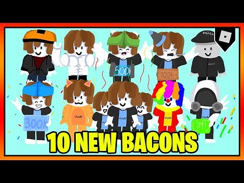 How to get ALL 10 NEW BACONS in FIND THE BACONS || Roblox