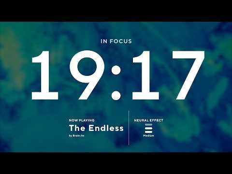20 Minute Creativity - The Endless ⚡ Brain.fm ⚡ Medium Neural Effect Music for Creativity