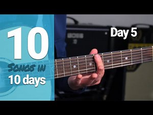 Guitar Lesson 5 - 'Can't Stop The Feeling' // LEARN 10 SONGS IN 10 DAYS for KIDS