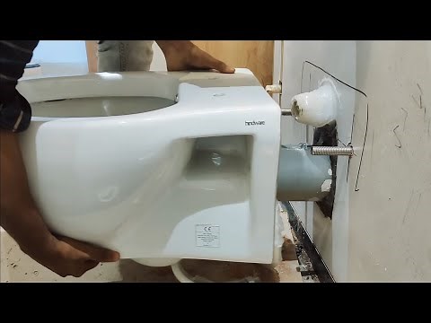Wall Hung commod installation Bathroom perfect guide