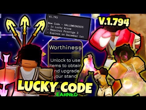 [YBA] NEW UPDATE! LUCKY ARROW CODE + ALL SPEC BALANCE CHANGES.. (INSANE)
