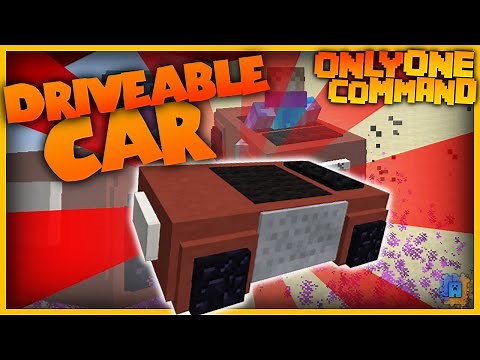 Minecraft: Driveable Car in only one command! (1.8)