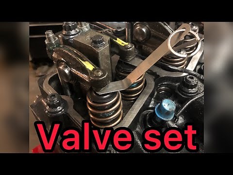 How to do Cummins valve set