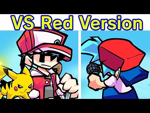 Friday Night Funkin' Red Version Vs Red Week + Pikachu & Charizard (Pokemon Trainer) (FNF Mod/Hard)