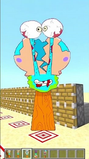 Sprunki OC Gary SpongeBob Phase 1 To Phase 6 In Minecraft PE