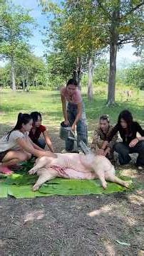 Cooking yummy 300kg pig braised | yummy soup recipe.