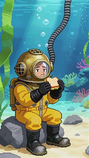Funny deep sea diver animation cartoon #animation #diver #funny