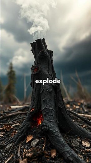 Exploding Trees in Firestorms 😱🌳🔥Some trees, like eucalyptus, can literally explode in wildfires